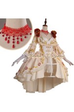 Identity V Bloody Queen Mary Bloodbath Blood Feast Formal Dress Cosplay Costume